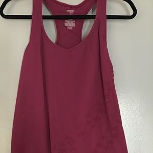 Womens Danskin Magenta Colored Yoga Tank Top size (L)